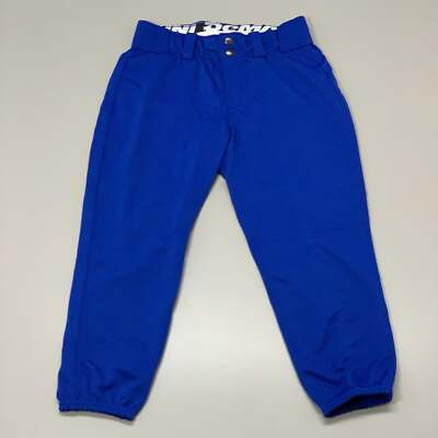 DEMARINI Fierce Fastpitch Belted Softball Pant Women's Sz M Blue WTD304001M 