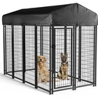 Heavy Duty Dog Kennel Pet Welded Metal Playpen Large Animal Cage Outdoor Indoor