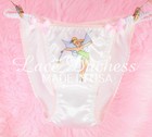 VTG 80s sissy SATIN Fairy Princess Classic Sissy White string bikini Panties