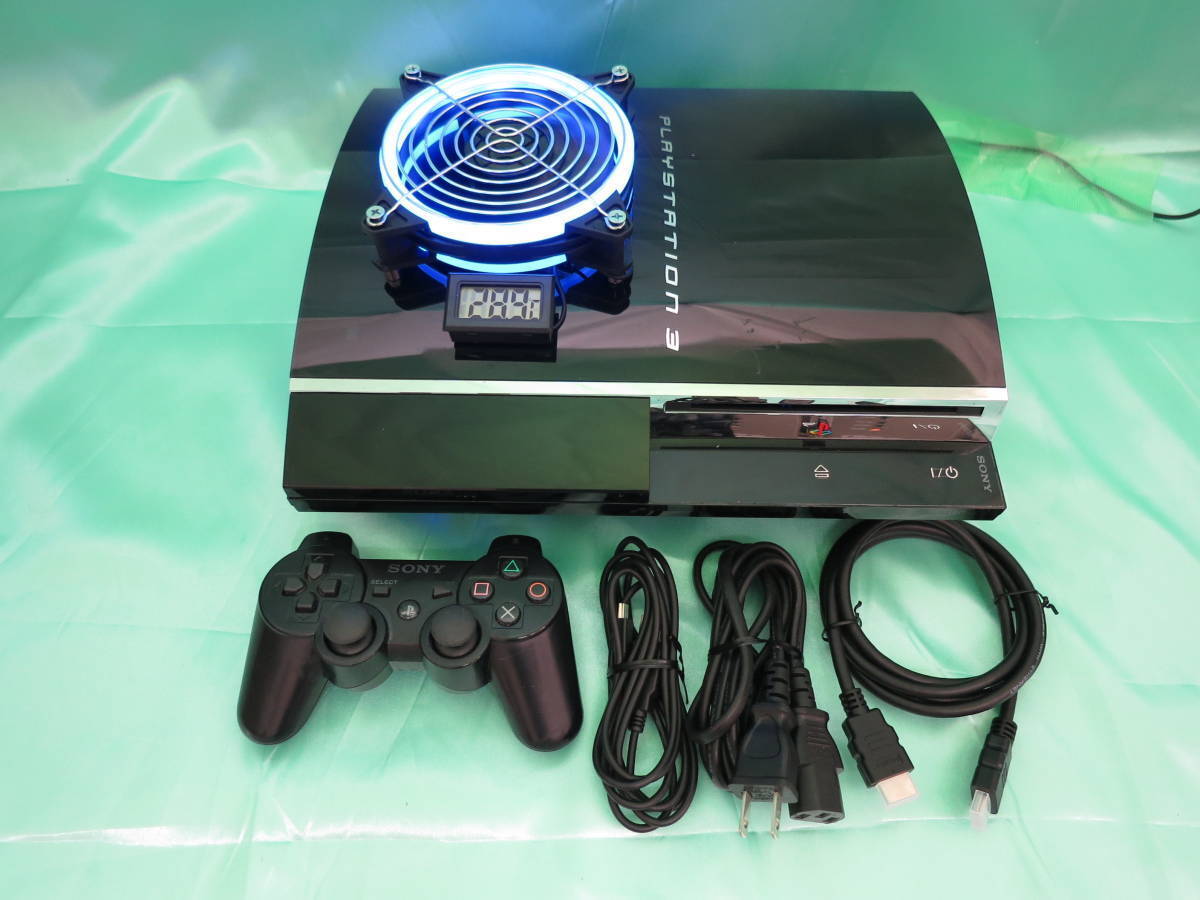 Sony PlayStation 3 CECHA00 Custom LED Fans 60~750GB Console PS1 PS2 PS3  Overhaul