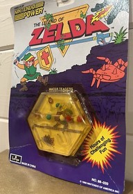 The Legend of Zelda Nintendo Power Water Teaser Juguete Era NES Sellado 1988 De Colecci&oacute;n