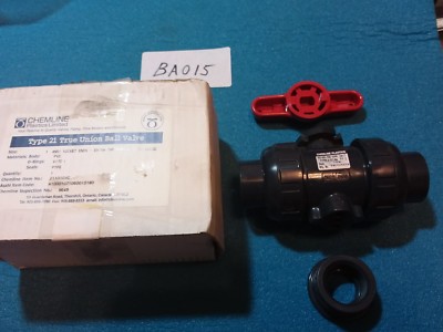 CHEMLINE  TYPE 21 TRUE UNION  BALL VALVE  1 IN 