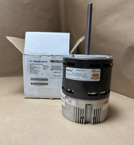 Protech 51-106546-00-01 Blower Motor 3/4HP 208-230V 1Ph 48Y Frame 1/2" Shaft