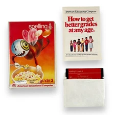 Spelling Bee Grade 3 Canadian Edition C64 (1984) Software VTG Commodore