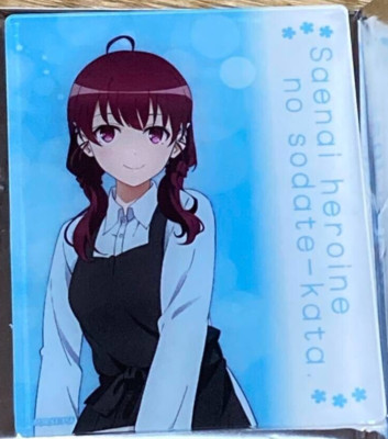 Saekano: How to Raise a Boring Girlfriend acrylic card Izumi Hashima TSUTAYA