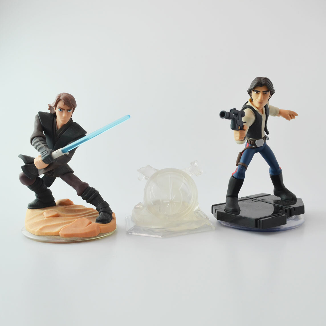 Disney Infinity Star Wars Lot Crystal, Anakin Skywalker, Han