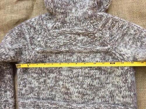 Ralph Lauren Polo Jeans Girls Youth Gray American Flag Hoodie Sz M 💯Lambs wool - Picture 10 of 12