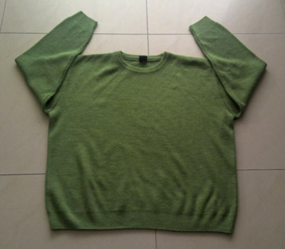 Engbers Pullover Gr.56 Grün 50% Wolle