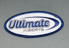 New Ultimate Grips Bowling Shirt Patch White And Blue