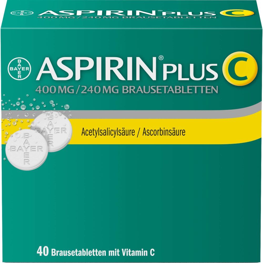 ASPIRIN plus C Brausetabletten 40 St PZN 03464237#