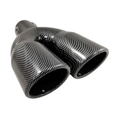 Auspuffblende Carbon Edelstahl Für Ford Fiesta Focus Fusion Galaxy Ka Kuga