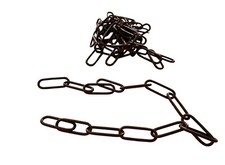 Catena per Lampadari Tipo Genovese Ferro Bronzato mm. 45x14 Mt. 2 VITEL