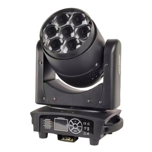 7*40W Rgbw 4In1 Led Zoom Dmx Mini Moving Head Wash Beam Light For Dj Disco Stage - Picture 7 of 8