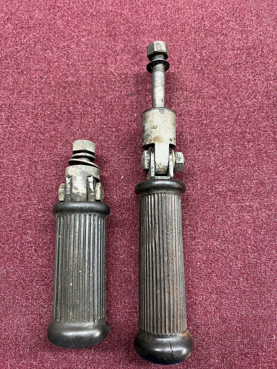VINTAGE 1971-83 BSA A65 PASSENGER PILLION FOOTREST PEGS T120 T140