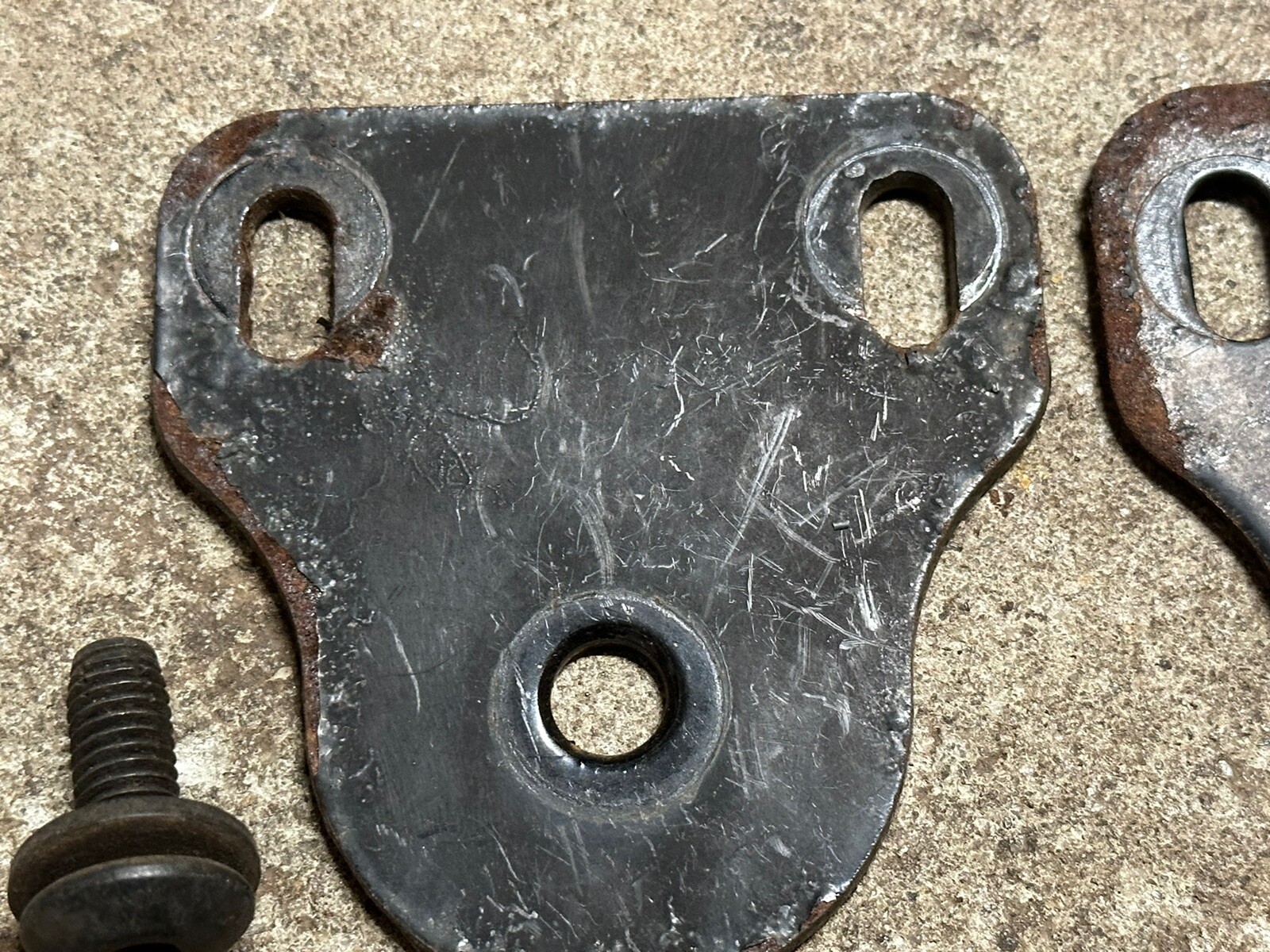 Jeep Wrangler YJ Windshield Dash Interior Plate Brackets & Bolts 1987