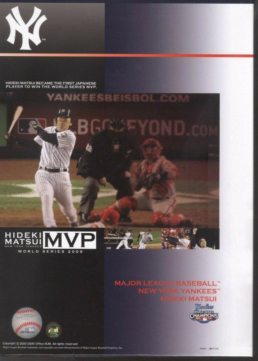 2009 Hideki Matsui New York Yankees World Series MVP Japan