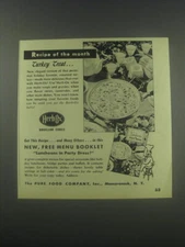 1946 Herb-Ox Bouillon Cubes Ad - Recipe of the month Turkey Treat