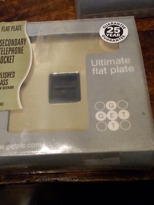 GET Ultimate Flatplate Secondary Slave Telefondose POLISHED BRASS