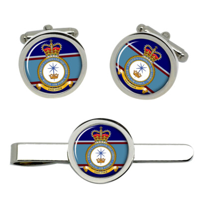 Airmen's Command Schwadron, Raf Manschettenknöpfe Und Krawatte Clip Set