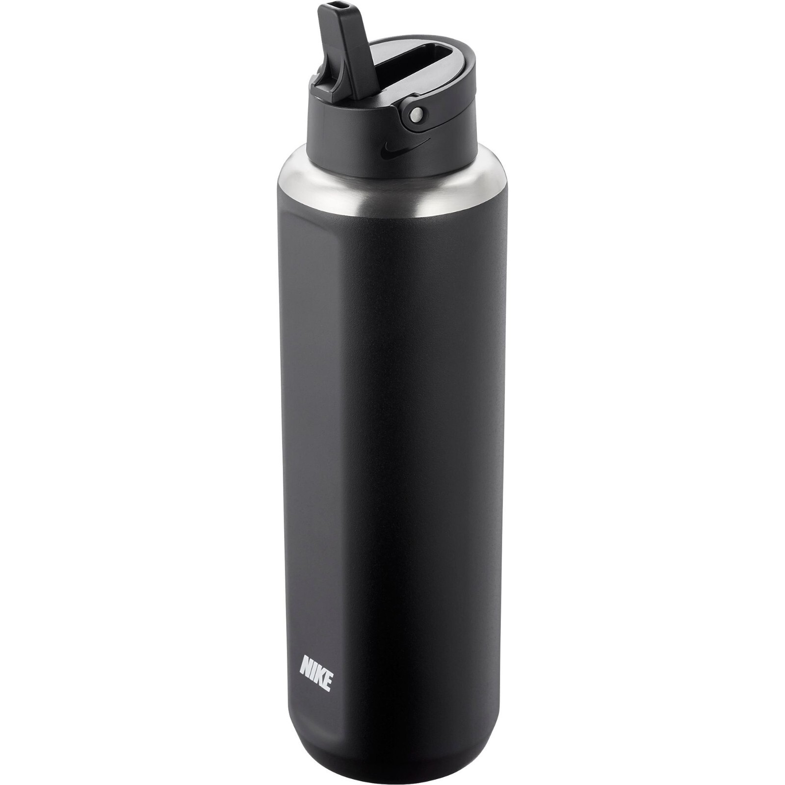 Nike 32 Oz Stainless Steel Recharge Straw Water Bottle​ Black New with Tags