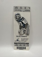 NFC Championship 2014 Dallas Cowboys Phantom Ticket