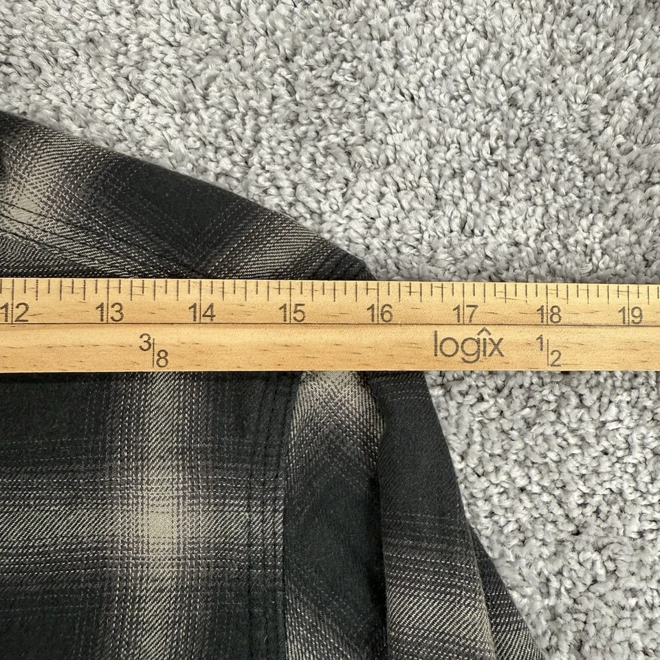 Camisa de franela Ben Davis para hombre S a cuadros trabajo San Francisco manga larga abotonada Foto 3 de 4