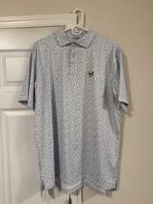 Peter Millar Men  s On the Hunt Performance Jersey Golf Polo w/ RTJ Logo - Large