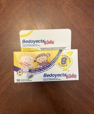 Bedoyecta Kids Children s Multivitamin B Complex Supplement Chewable Tab 50ct