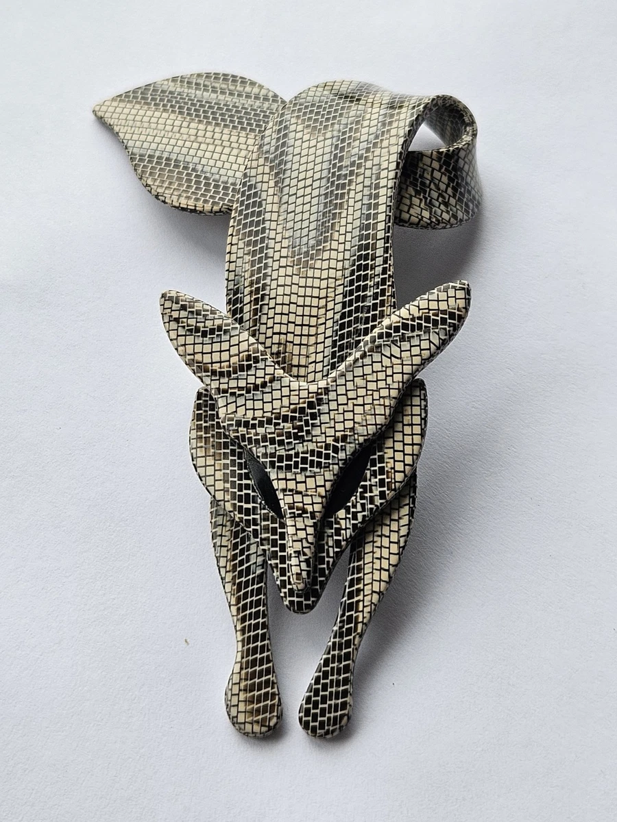 Lea Stein Fox Brooch for sale | eBay UK