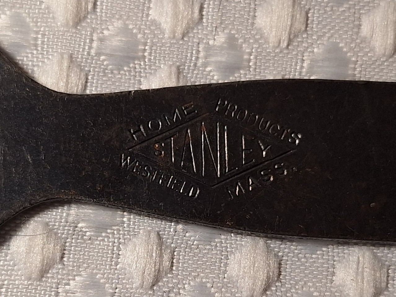 Vintage Stanley Home Products Westfield Massachusetts Beer Bottle Opener Metal