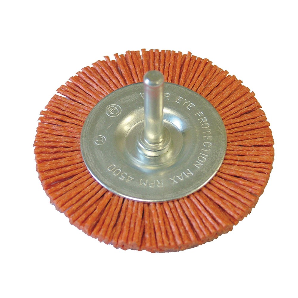Faithfull Nylon Wheel Flat 100mm x 6mm Shank