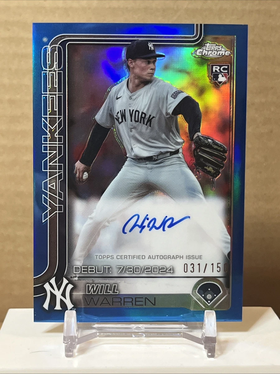 2025 Topps Chrome Update Series - Will Warren #CRDA-WWA for sale 