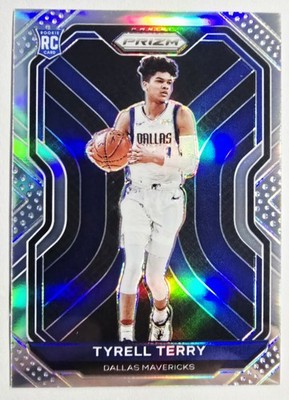 2021-22 Tyrell Terry Panini Prizm Silver Prizm RC Rookie Mavericks #259    