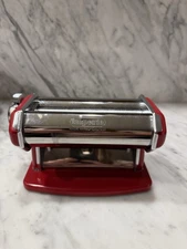 Imperia Pasta Maker Red Made in Italy DAL 1932 – Manual Roller Vintage No Handle