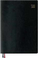 Daigo 2026 Planner, Appointment, Monthly Block, A5, Black, E1043, 2025, Starts D