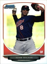 2013 Bowman Chrome Mini Refractors #241 Adam Walker/125 - BB