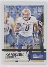2016 Panini Classics Significant Signatures Silver 12/25 Kamalei Correa Auto 9u7