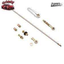 For GM 350 700R4 4L60E 4L80E LS Adjustable Transmisson Column Shift Linkage Kit