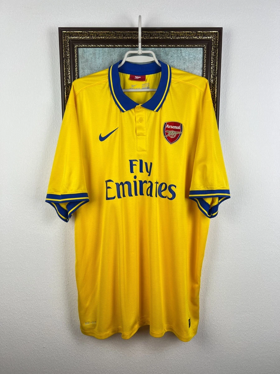 Nike Arsenal Yellow International Club Soccer Fan Apparel and