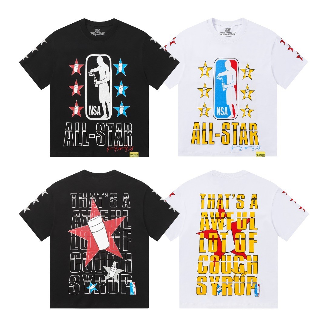 THAT'S A AWFUL LOT OF COUGH SYRUP T shirt tee White & Black S-M-L