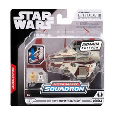 Obi-Wan's Jedi Interceptor Star Wars Micro Galaxy Squadron  Armada Ed   0056A