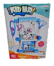 Hunson 80 Pieces Blocks Play Set Build Your Own Pet Clinic KID M.D. - Brand NEW
