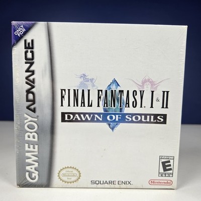 Final Fantasy I & II: Dawn of Souls (Nintendo Game Boy Advance, 2004) New Sealed