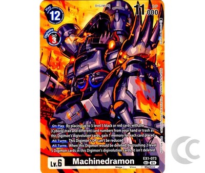 Machinedramon EX1-073 Promo Alt Art Digimon Card Game English NM