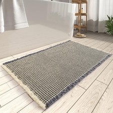 Upgraded Waffle Bath Mat, Super Absorbent Non Slip Bath Mats