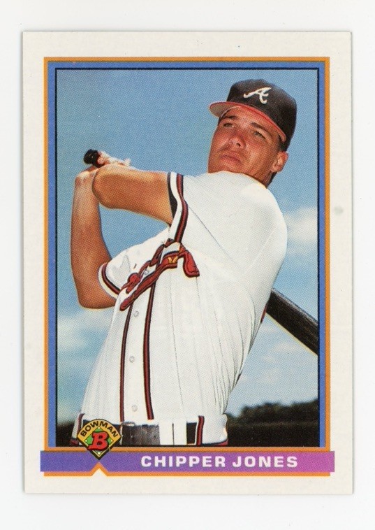 1991 Bowman #569 Chipper Jones RC Mint HOF