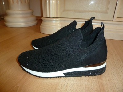 SHIRLEY MAE Slip on Sneaker mit Glitzersteinen, Gr. 40 - neuwertig -