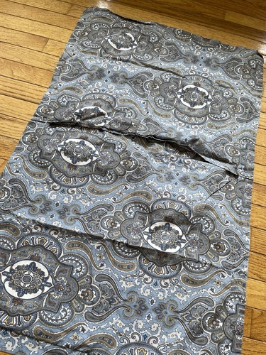 Vintage Ralph Lauren Colchester Paisley Blue Pillowcases KING 2 Pair - Picture 5 of 6