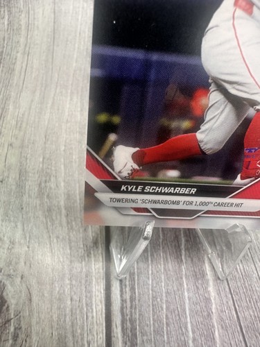 Kyle Schwarber - 2025 MLB Topps NOW® - Tarjeta 462 - PR: 1803 1000th Career Hit - Imagen 5 de 6