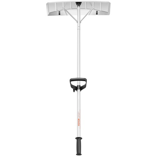 Snow Rake 25'' Blade Snow Removal Tool 21ft Reach Aluminium Roof Shovel - Picture 10 of 12